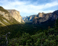 Yosemite Valley near Old inspiration Point.