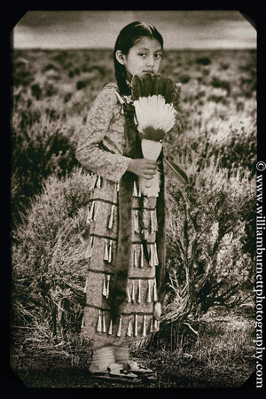 Native American Dancer in the Utah High Desert